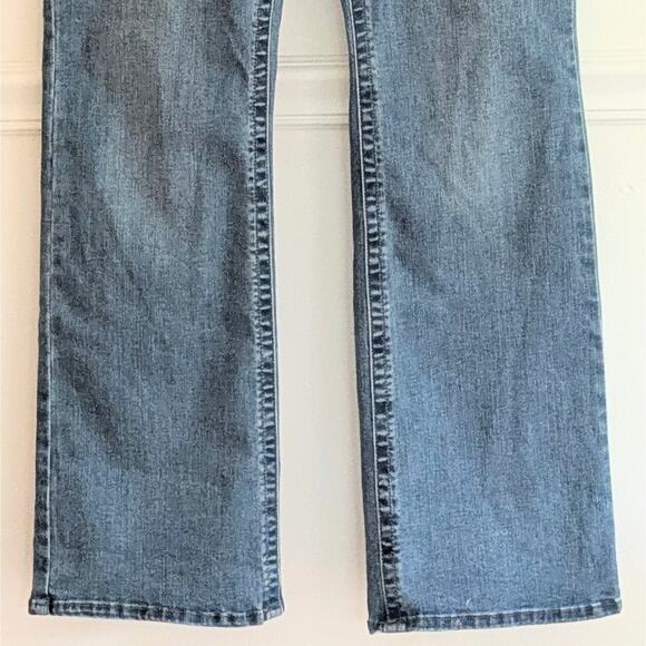 Seven 7 Tummyless High Rise Slim Boot Jeans Womens 14 Blue Light Stretch Denim - Picture 5 of 11